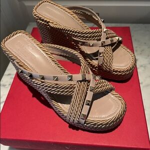 Valentino Slide Espadrilles